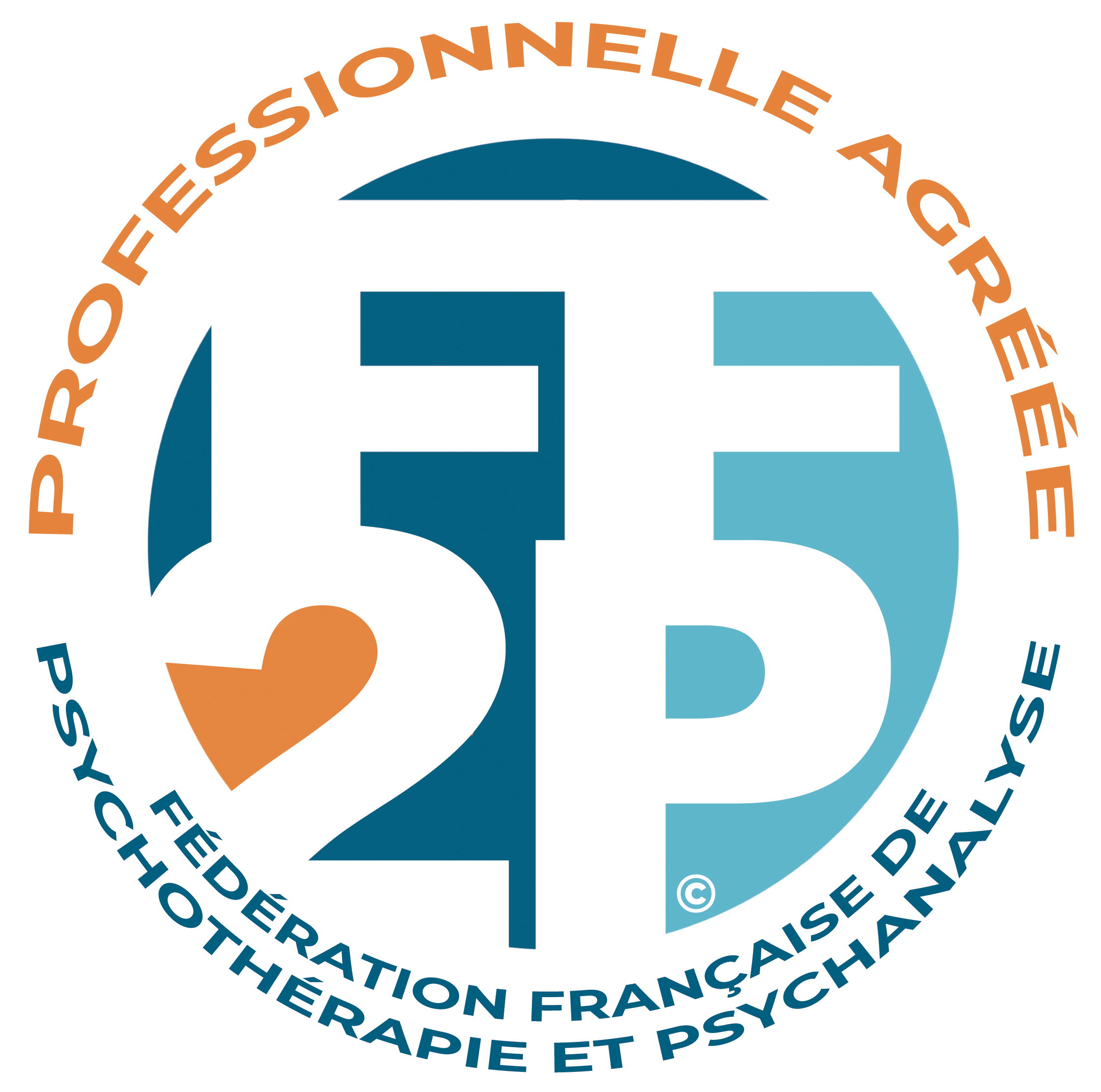 Logo de la Fédération Française de Psychothérapie et Psychanalyse (FF2P) - Rachel Huber, psychopraticienne membre à Cap d'Ail.